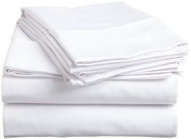 white sheets linen