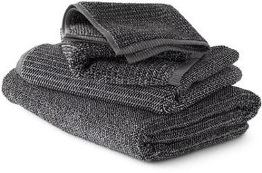 black charcoal towels