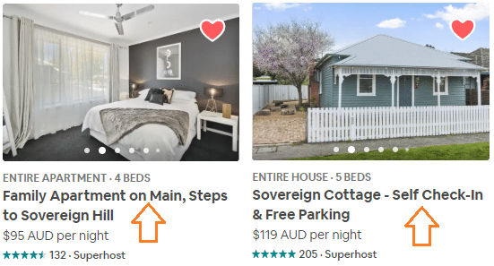 Optimise Airbnb listing
