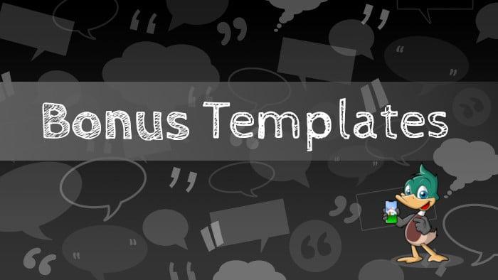 Bonus Airbnb templates