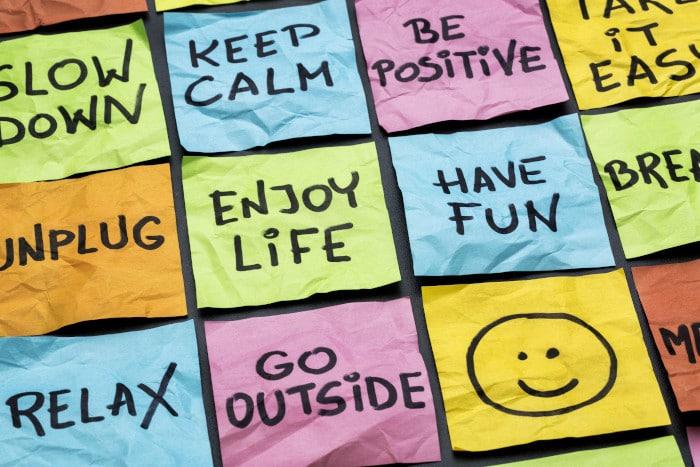 Relax, enjoy, keep calm