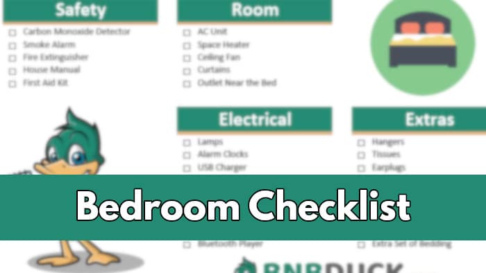 Bedroom Checklist