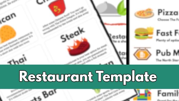 Restaurant Template