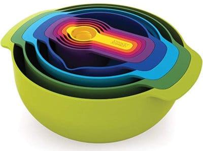 9 piece mixing bowl set for Airbnb kitchen checklist