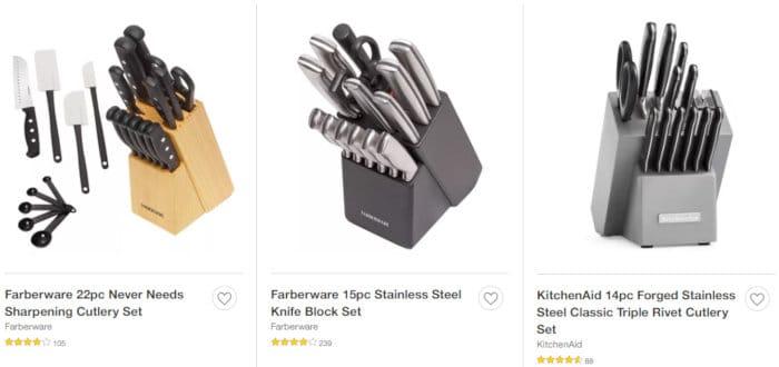 Knife sets for your Airbnb kitchen checklist