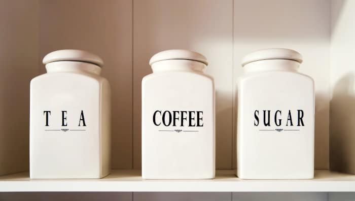 Tea, coffee and sugar