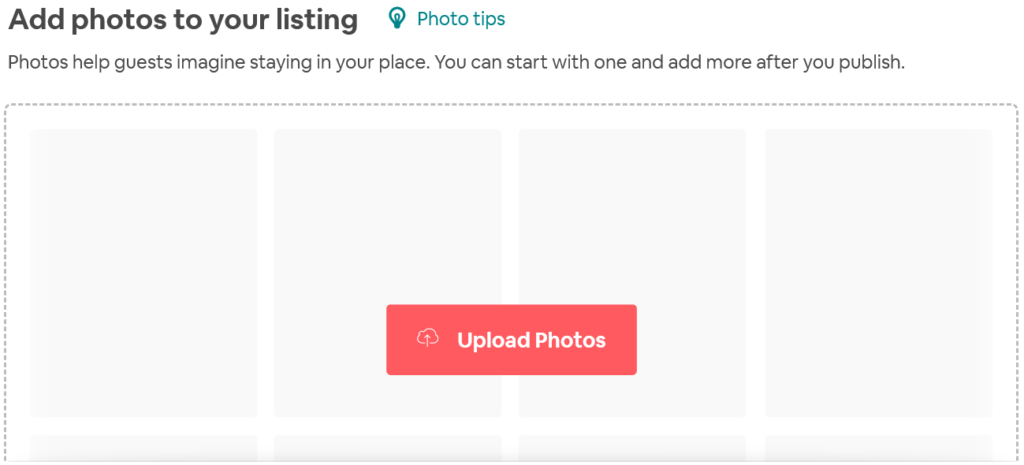 add photos to your listing