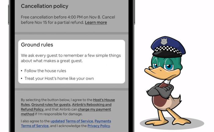 Airbnb ground rules for guests