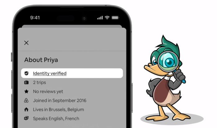 Airbnb guest identity verification
