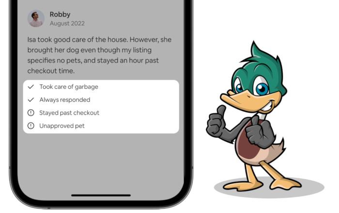 More details in Airbnb guest reviews