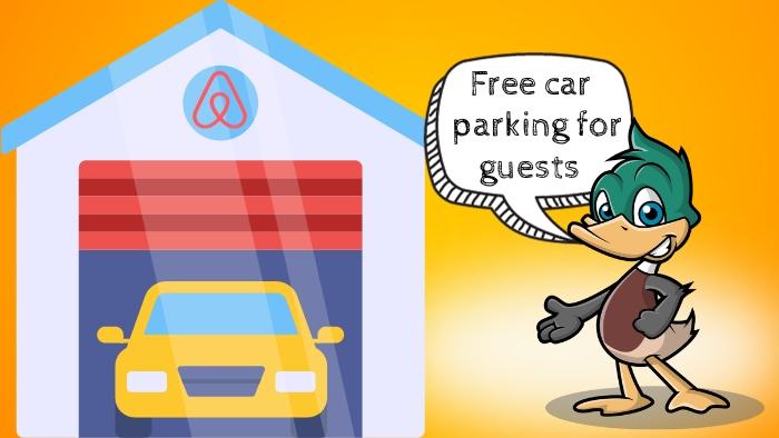 Free Airbnb car parking amenities