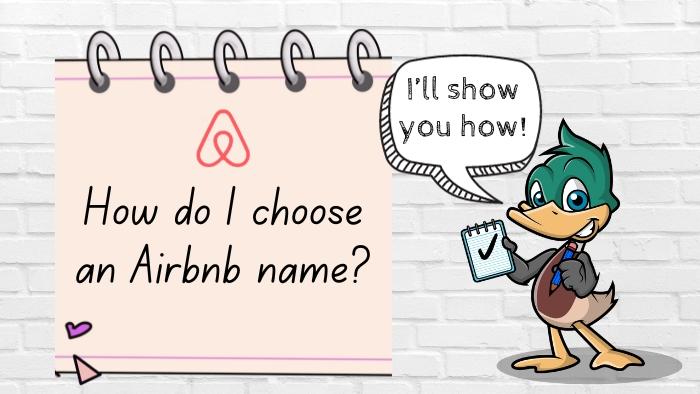 How do I choose a catchy Airbnb name?